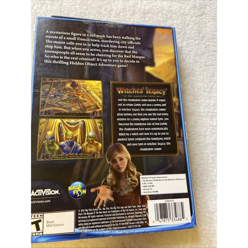 Dark Tales Edgar Allan Poes The Masque Of Red Death PC‎ Game Collectors Edition